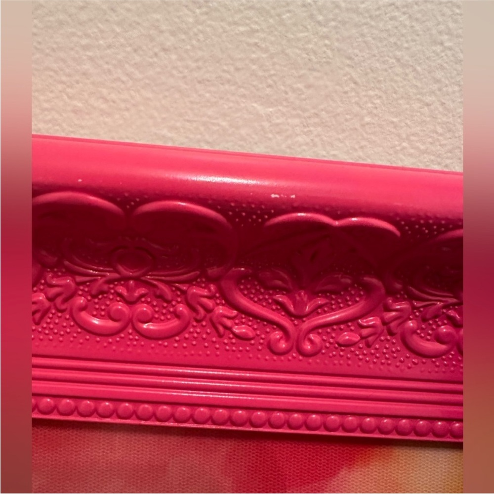 NEW Rene Michel Framed Bird Canvas, Hot Pink - Picture 6 of 8